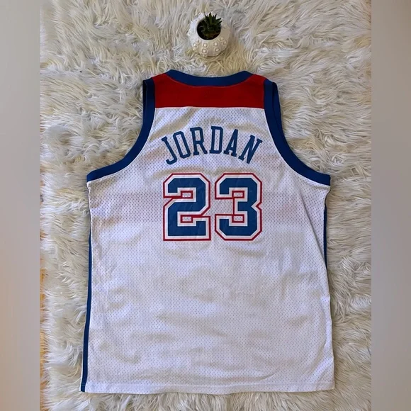 Michael Jordan Washington Bullets 2002/03 throwback game issued jersey, 2XL - Picture 11 of 15